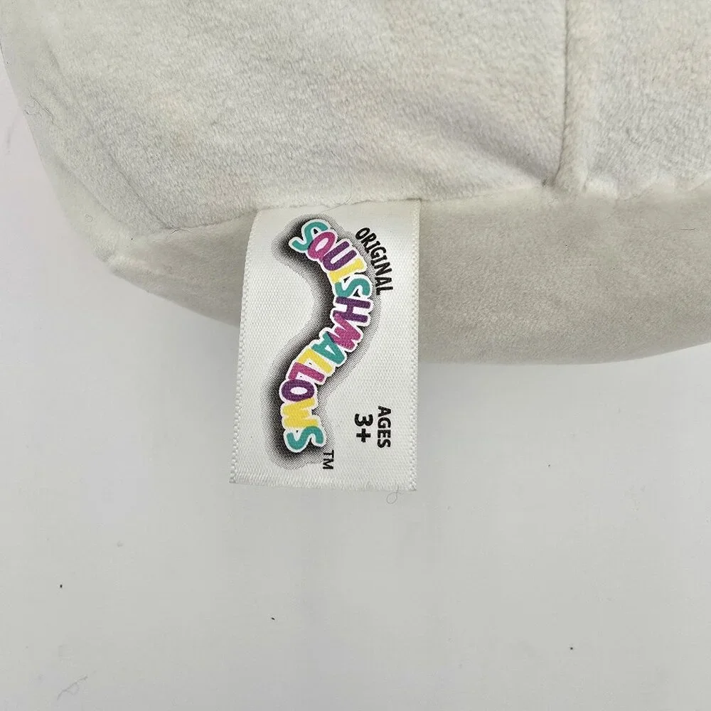 Original Squishmallow Plush Kellytoy Bear Quote Design Brown/Pink Good Condition - Picture 3 of 7